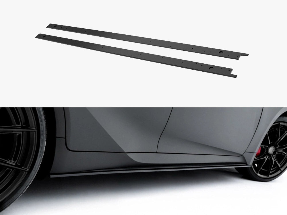 Street PRO Side Skirt Diffusers compatible with Lexus IS 500 Mk3 Facelift 2 (XE30)