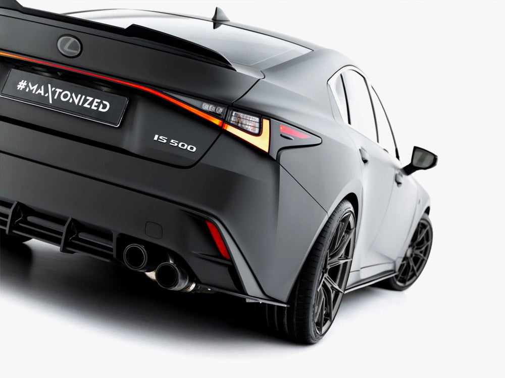 Street PRO Rear Side Splitters compatible with Lexus IS 500 Mk3 Facelift 2 (XE30)