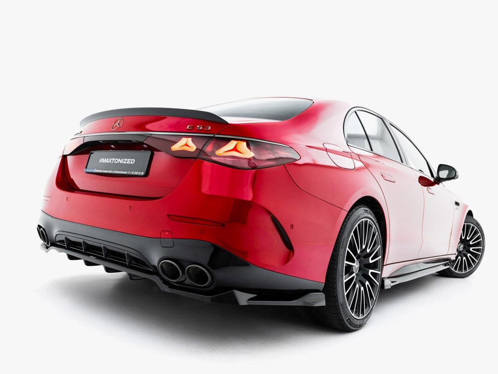 Rear Splitter (Vertical Bars) compatible with Mercedes-AMG E53 Sedan / Estate W214