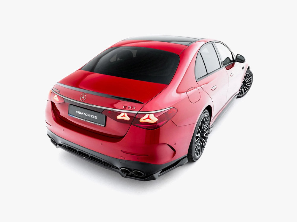 Rear Splitter (Vertical Bars) compatible with Mercedes-AMG E53 Sedan / Estate W214