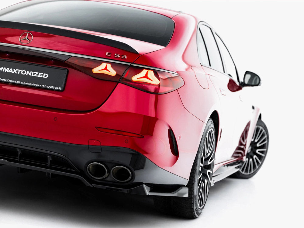 Rear Splitter (Vertical Bars) compatible with Mercedes-AMG E53 Sedan / Estate W214