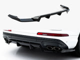 Rear Splitter (Vertical Bars) compatible with Audi SQ7 Mk2 Facelift 2