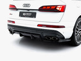 Rear Splitter (Vertical Bars) compatible with Audi SQ7 Mk2 Facelift 2