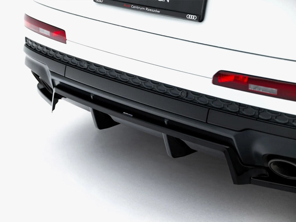 Rear Splitter (Vertical Bars) compatible with Audi SQ7 Mk2 Facelift 2