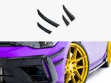 Front Bumper Wings (Canards) compatible with Volkswagen Golf R Hatchback / Variant Mk8 Facelift