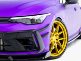 Front Bumper Wings (Canards) compatible with Volkswagen Golf R Hatchback / Variant Mk8 Facelift