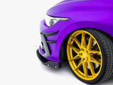 Front Bumper Wings (Canards) compatible with Volkswagen Golf R Hatchback / Variant Mk8 Facelift