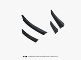 Front Bumper Wings (Canards) compatible with Volkswagen Golf R Hatchback / Variant Mk8 Facelift