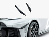 Front Bumper Wings (Canards) compatible with Toyota GR Yaris Mk4 Facelift