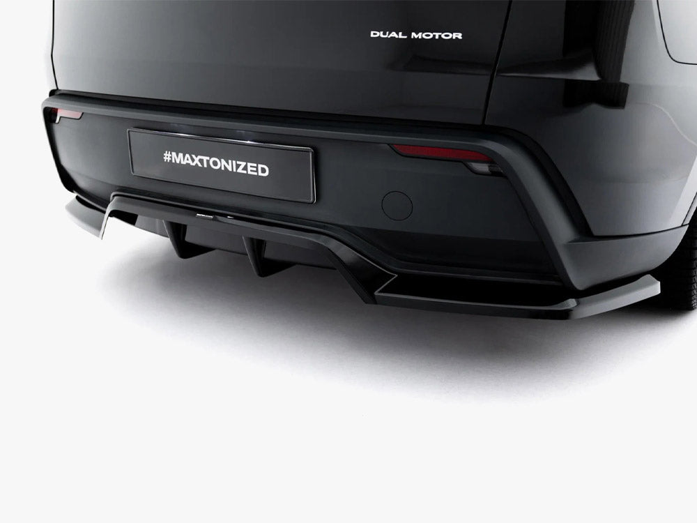 Rear Splitter (Vertical Bars) compatible with Tesla Model Y Premium Mk1 Facelift