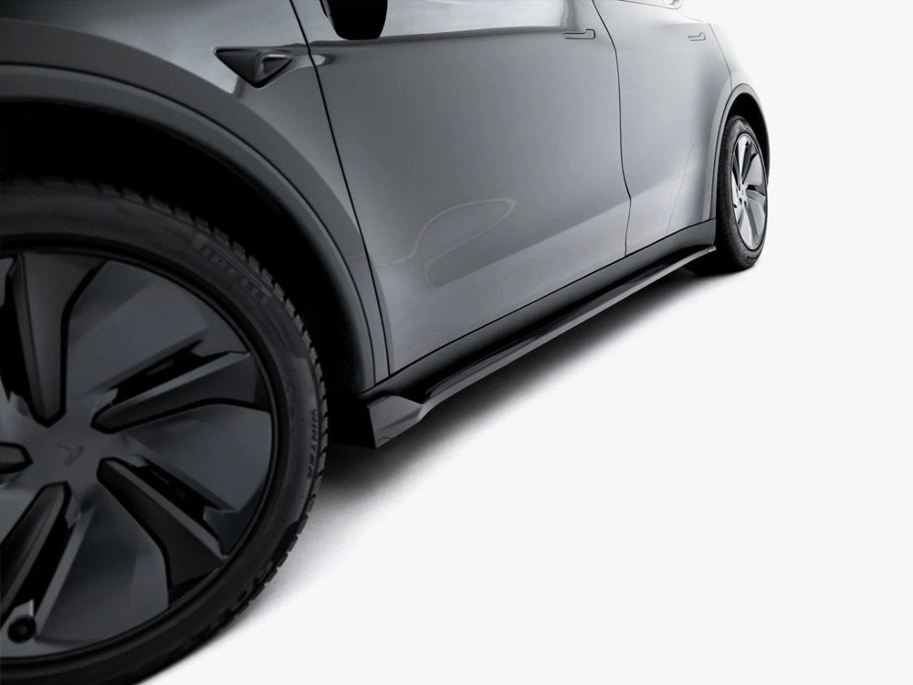 Side Skirt Diffusers compatible with Tesla Model Y Premium Mk1 Facelift