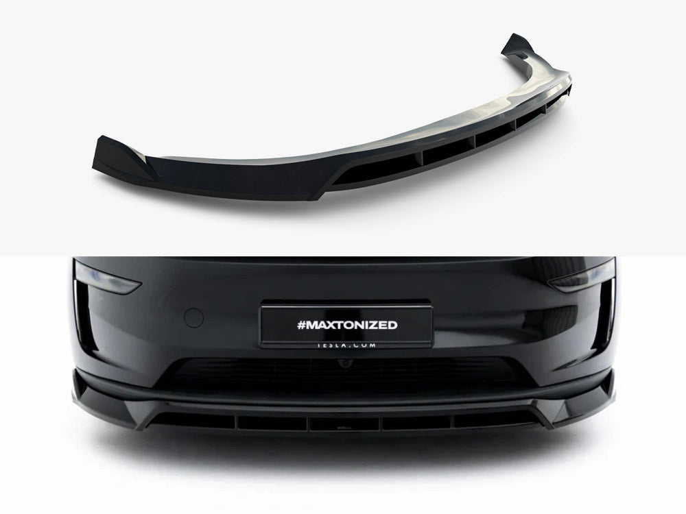 Front Splitter compatible with Tesla Model Y Premium Mk1 Facelift