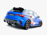 Carbon Fiber Rear Side Splitters compatible with Audi RS 3 Sportback 8Y Facelift