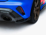 Carbon Fiber Rear Side Splitters compatible with Audi RS 3 Sportback 8Y Facelift