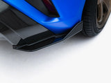 Carbon Fiber Rear Side Splitters compatible with Audi RS 3 Sportback 8Y Facelift