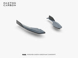 Carbon Fiber Rear Side Splitters compatible with Audi RS 3 Sportback 8Y Facelift