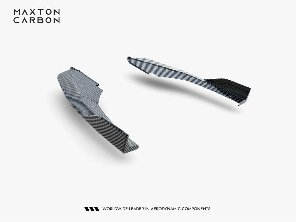 Carbon Fiber Rear Side Splitters compatible with Audi RS 3 Sportback 8Y Facelift