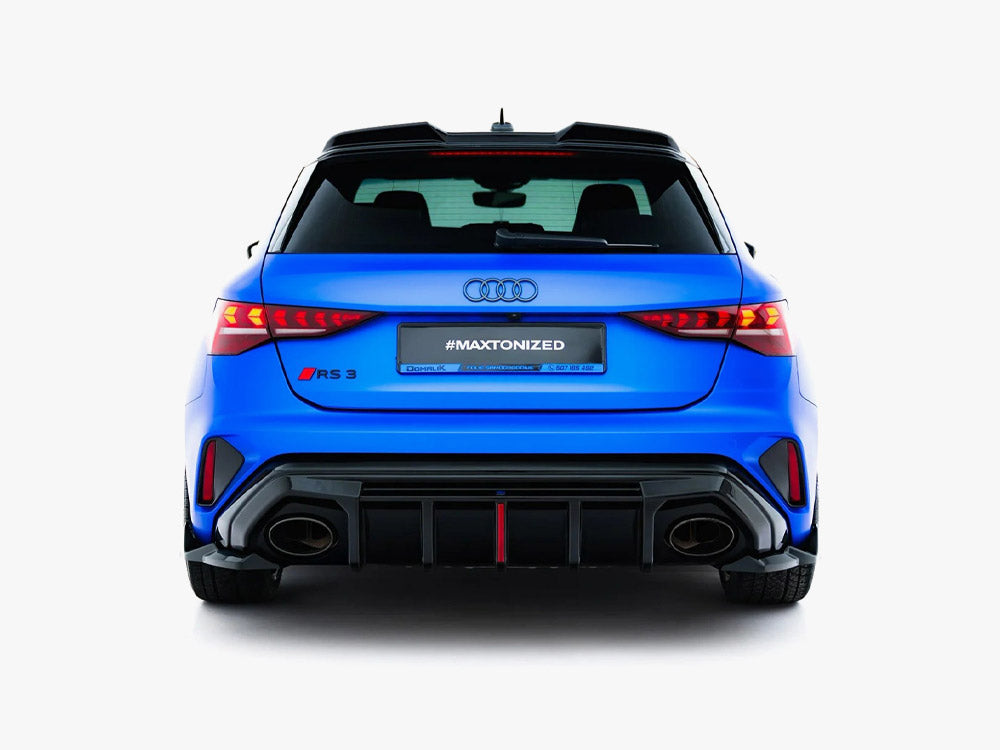 Rear Side Splitters V.2 compatible with Audi RS 3 Sportback 8Y Facelift