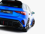 Rear Side Splitters V.2 compatible with Audi RS 3 Sportback 8Y Facelift