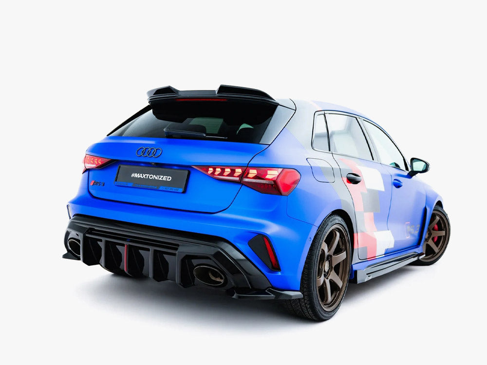 Rear Side Splitters V.1 compatible with Audi RS 3 Sportback 8Y Facelift