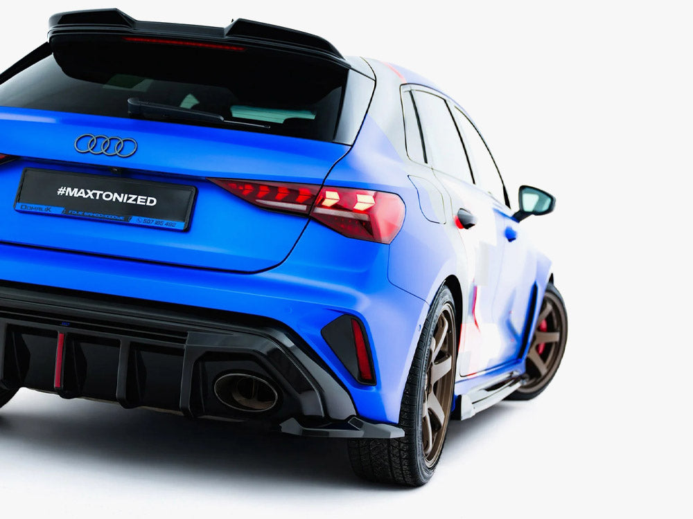 Rear Side Splitters V.1 compatible with Audi RS 3 Sportback 8Y Facelift