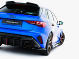 Rear Side Splitters V.1 compatible with Audi RS 3 Sportback 8Y Facelift