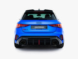 Rear Valance compatible with Audi RS 3 8Y Sportback 8Y Facelift (Version with original reflector)