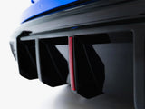 Rear Valance compatible with Audi RS 3 8Y Sportback 8Y Facelift (Version with original reflector)