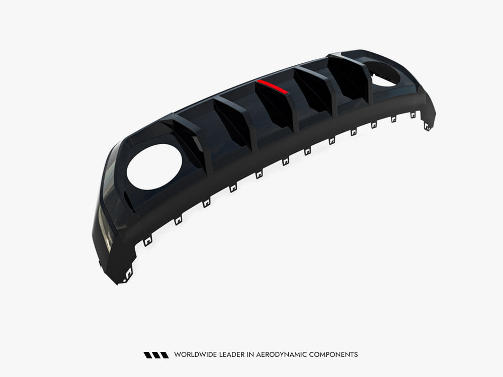 Rear Valance compatible with Audi RS 3 8Y Sportback 8Y Facelift (Version with original reflector)