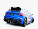 Rear Valance compatible with Audi RS 3 8Y Sportback 8Y Facelift (Version with LED Light)