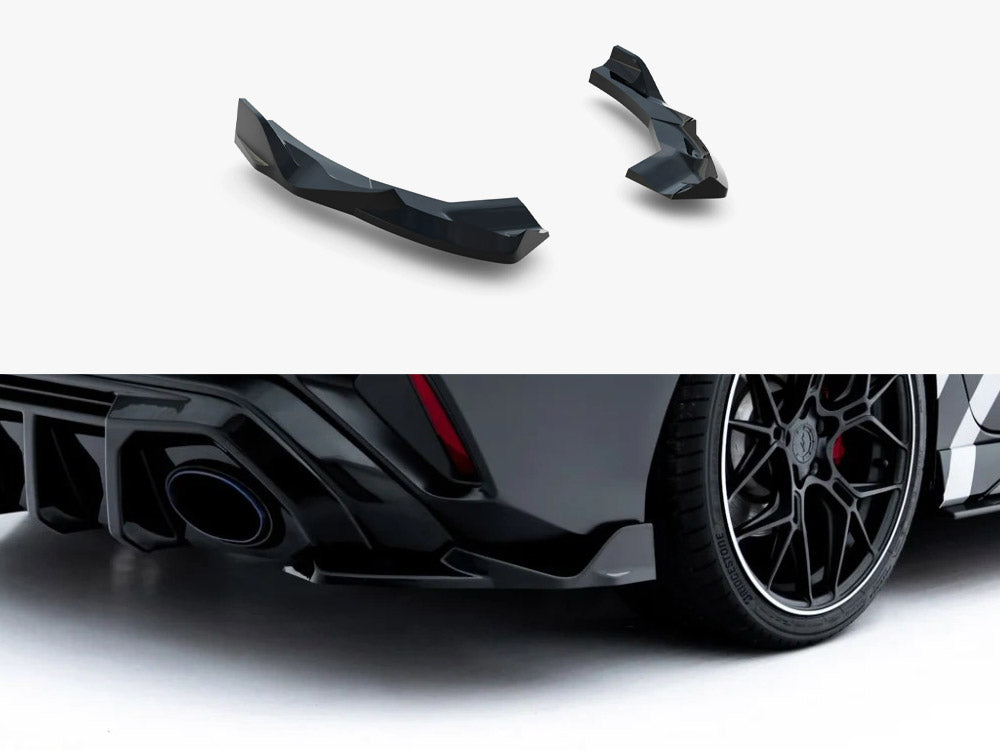 Rear Side Splitters V.2 compatible with Audi RS 3 Sedan 8Y Facelift