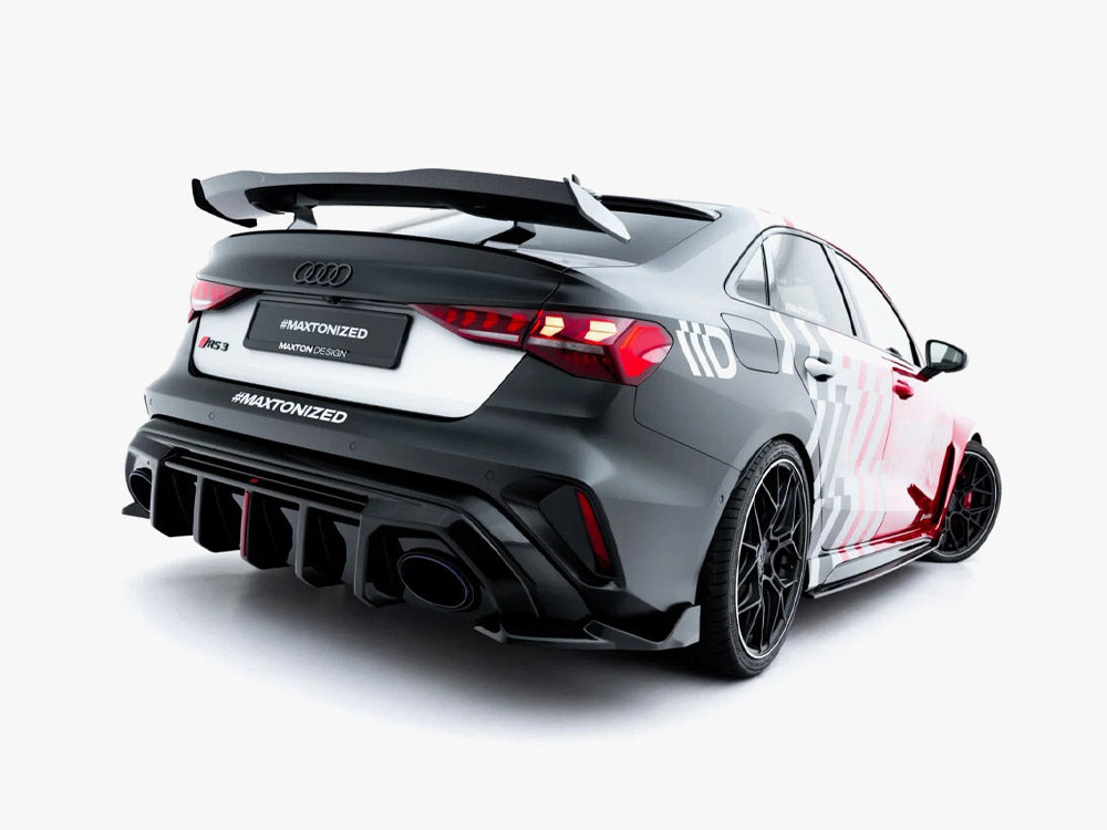Rear Side Splitters V.2 compatible with Audi RS 3 Sedan 8Y Facelift
