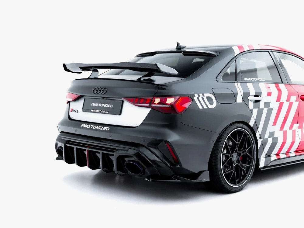 Rear Side Splitters V.2 compatible with Audi RS 3 Sedan 8Y Facelift