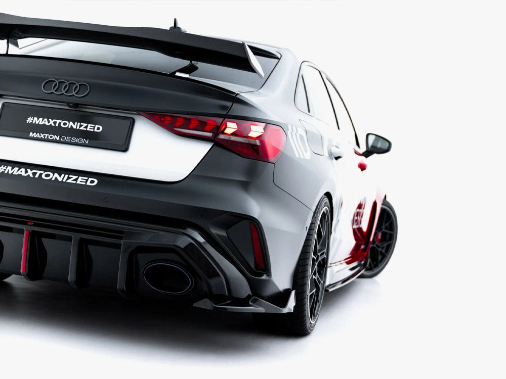Rear Side Splitters V.2 compatible with Audi RS 3 Sedan 8Y Facelift