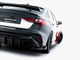 Rear Side Splitters V.2 compatible with Audi RS 3 Sedan 8Y Facelift