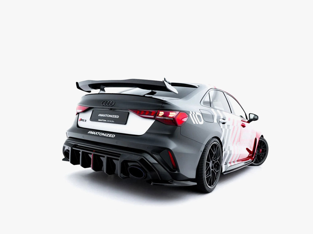 Rear Side Splitters V.1 compatible with Audi RS 3 Sedan 8Y Facelift