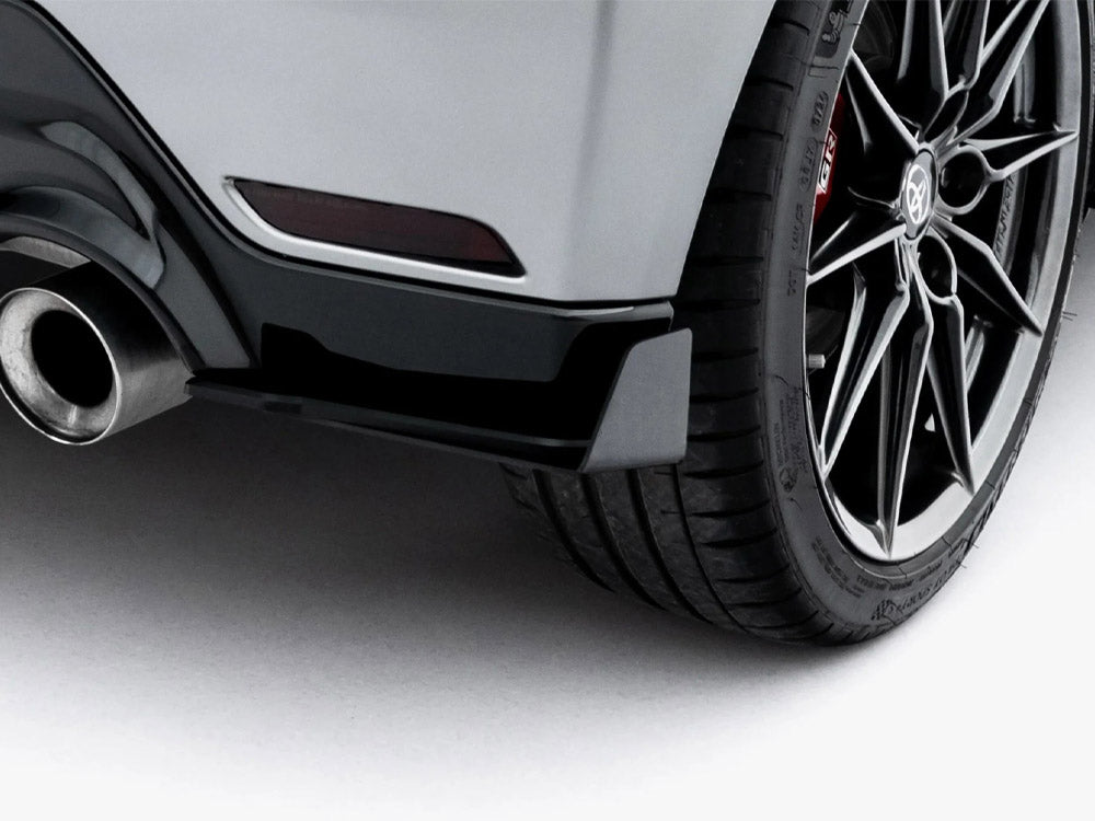 Street PRO Rear Side Splitters + Flaps compatible with Toyota GR Yaris Mk4 Facelift