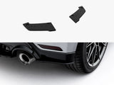 Street PRO Rear Side Splitters compatible with Toyota GR Yaris Mk4 Facelift