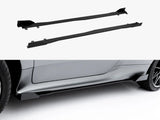 Street PRO Side Skirt Diffusers + Flaps compatible with Toyota GR Yaris Mk4 Facelift