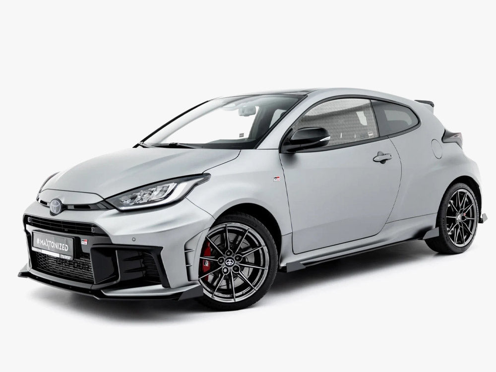 Street PRO Side Skirt Diffusers + Flaps compatible with Toyota GR Yaris Mk4 Facelift