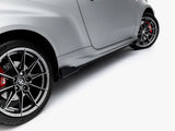 Street PRO Side Skirt Diffusers + Flaps compatible with Toyota GR Yaris Mk4 Facelift