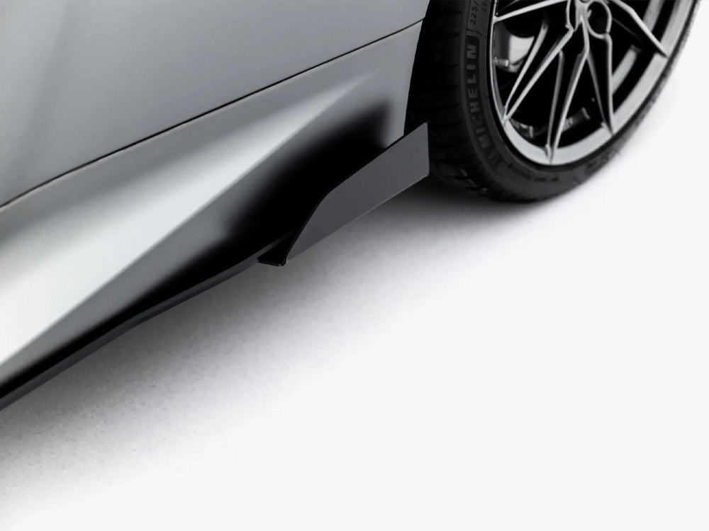 Street PRO Side Skirt Diffusers + Flaps compatible with Toyota GR Yaris Mk4 Facelift