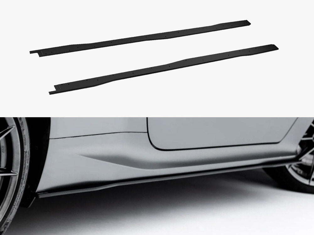 Street PRO Side Skirt Diffusers compatible with Toyota GR Yaris Mk4 Facelift