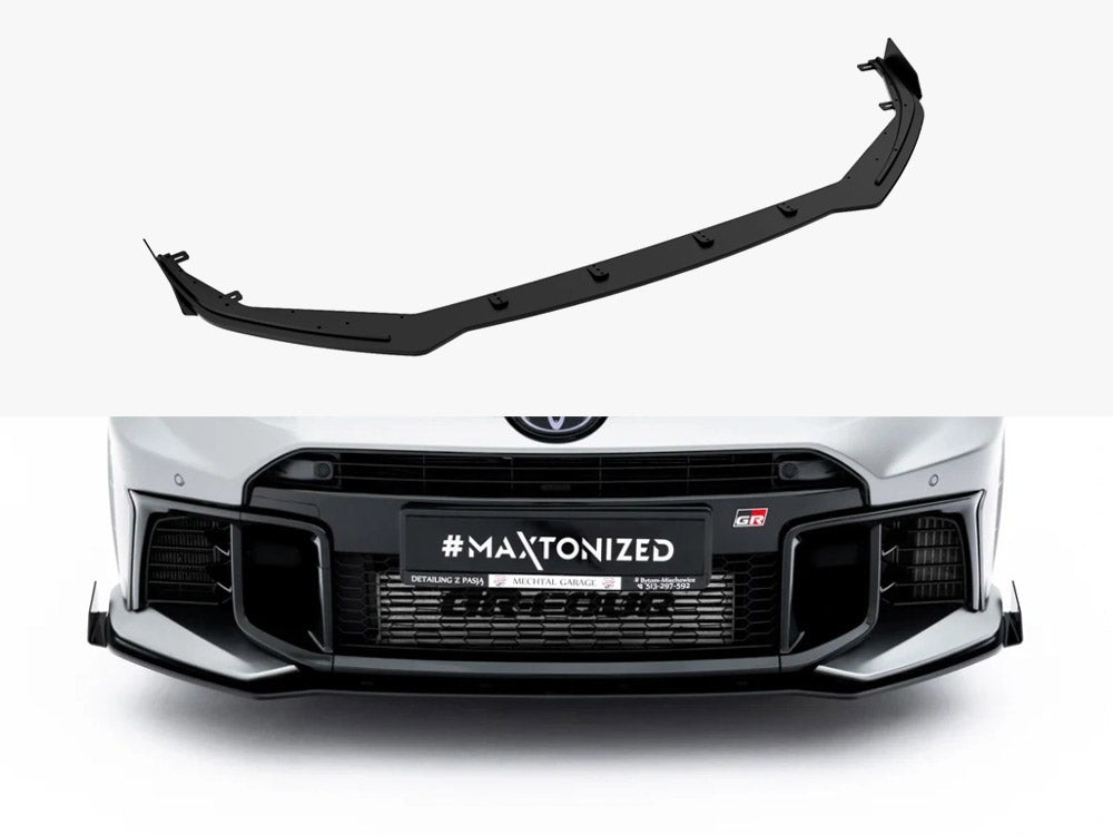 Street PRO Front Splitter + Flaps compatible with Toyota GR Yaris Mk4 Facelift