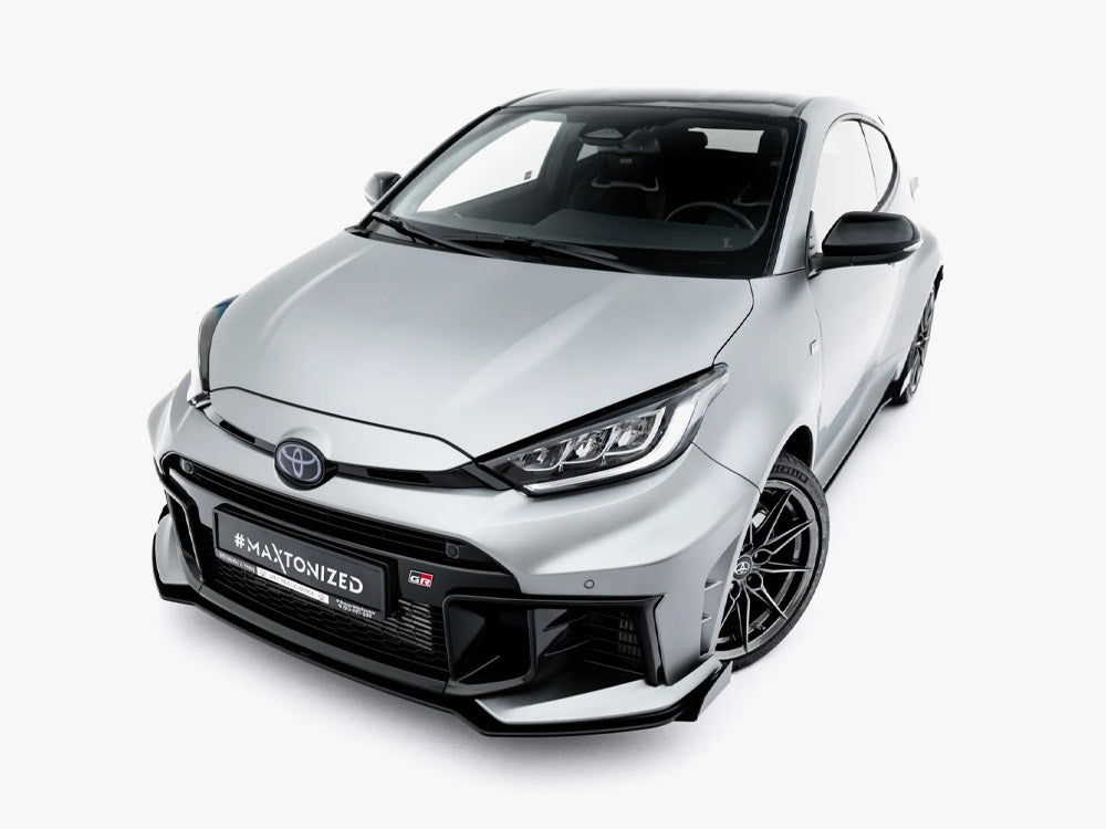 Street PRO Front Splitter + Flaps compatible with Toyota GR Yaris Mk4 Facelift
