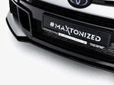 Street PRO Front Splitter compatible with Toyota GR Yaris Mk4 Facelift