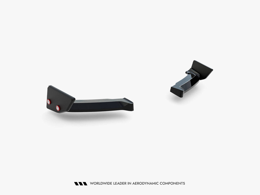 Rear Side Splitters V.1 + Flaps compatible with Toyota GR Yaris Mk4 Facelift