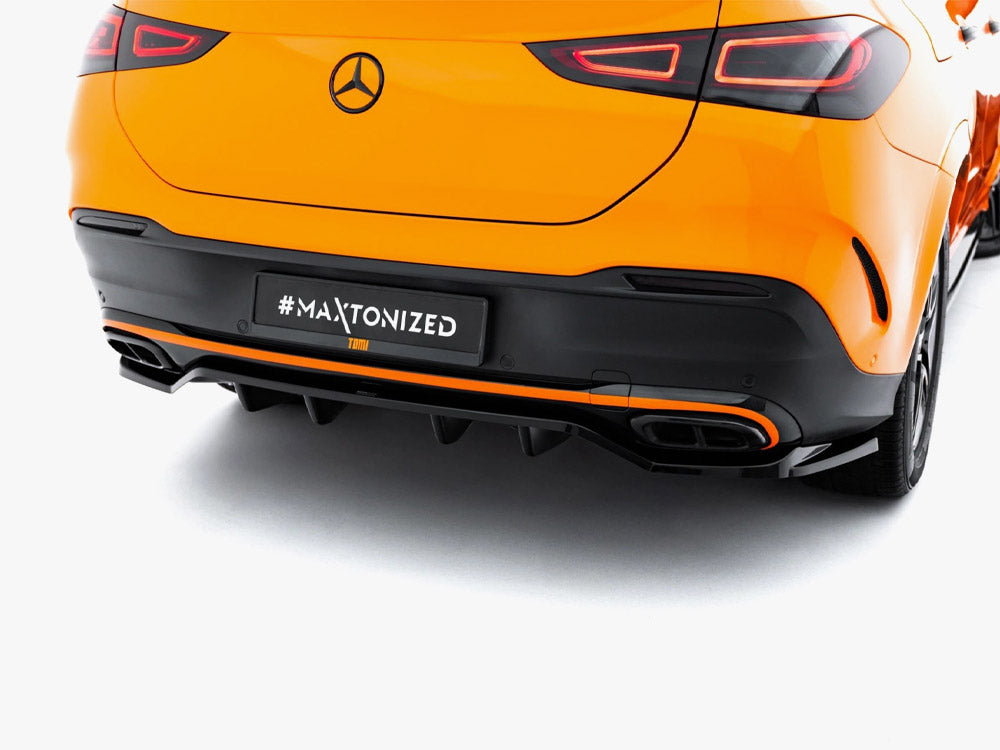 Rear Splitter (Vertical Bars) V.2 compatible with Mercedes-Benz GLE Coupe AMG Line C167 / C167 Facelift