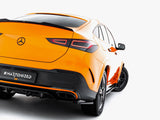 Rear Splitter (Vertical Bars) V.2 compatible with Mercedes-Benz GLE Coupe AMG Line C167 / C167 Facelift