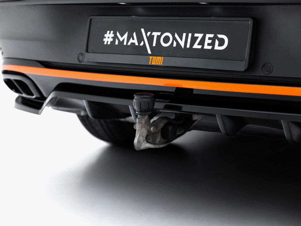 Rear Splitter (Vertical Bars) V.2 compatible with Mercedes-Benz GLE Coupe AMG Line C167 / C167 Facelift
